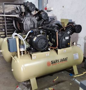 20 HP 25 Bar High Pressure Reciprocating Air Compressor