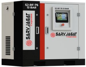 75 HP 13 Bar SJ Screw Air Compressor