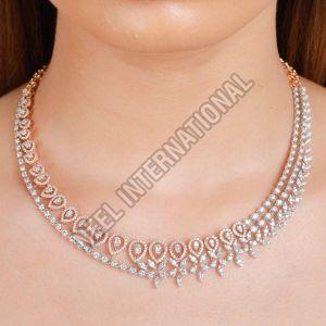 Bridal Gold Diamond Necklace