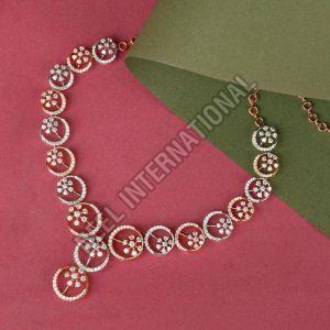 Certified Diamond Gold Necklace