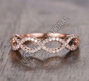 Rose Gold Natural Diamond Ring