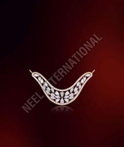Contemporary Diamond Pendant