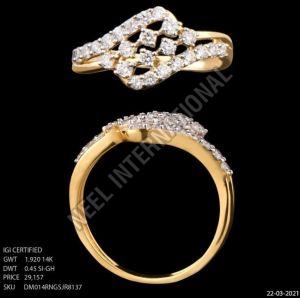 Daily Wear Diamond Gold Ring