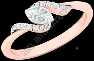 Engagement Diamond Rose Gold Ring