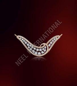 Ethnic Gold Diamond Bridal Pendant