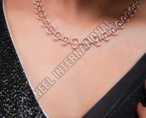 Minimalist Gold Diamond Necklace