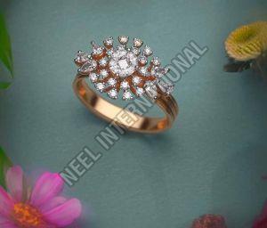 Party Wear Diamond Gold Ring