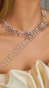 Real Diamond Gold Necklace