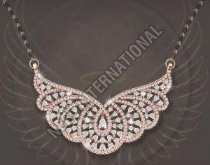 Rose Gold Diamond Pendant