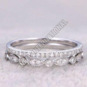 Silver Diamond Ring