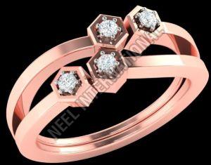 Solitaire Rose Gold Diamond Ring