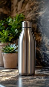 Brushed Steel Hydration Bottle