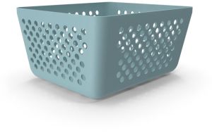 Perforated Plastic Storage Basket