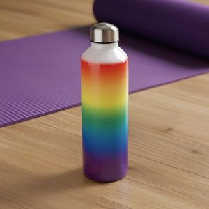 Rainbow Gradient Steel Bottle