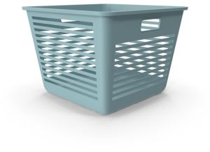 Slatted Plastic Storage Basket