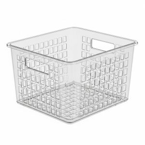 Transparent Plastic Storage Basket