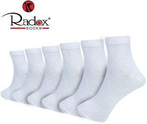 White School Socks