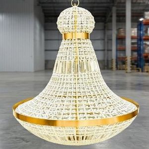 Acrylic Patta Glass Crystal Light Chandelier