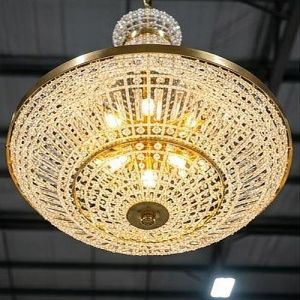 Acrylic Patta Glass Crystal Light Chandelier