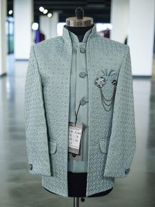 Light Blue Men\'S Jodhpuri Suit