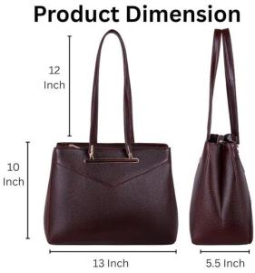 Genuine Leather Tote Handbag
