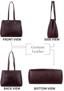 Genuine Leather Tote Handbag