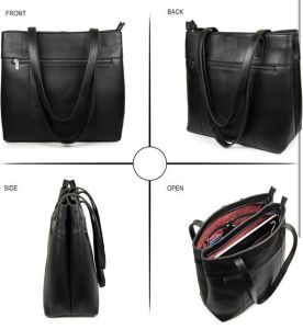 Ladies Leather Office Tote Handbag