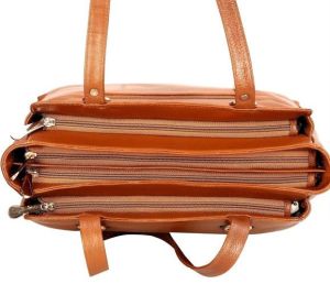 Ladies Leather Shoulder Tote Bag