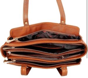 Ladies Leather Shoulder Tote Bag