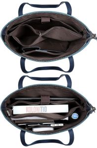 Ladies Premium Crazy Horse Full Grain Leather Travel Tote Handbag