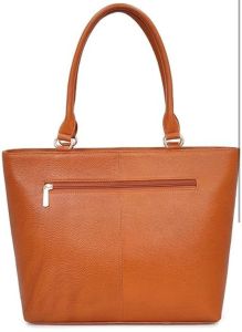 Ladies Premium Genuine Leather Multi-Compartment Handbag with Detachable Sling Strap