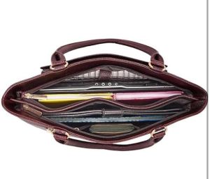 Ladies Premium Office Tote Handbag with Multi-Utility Compartments