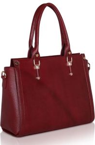 Ladies Premium Original Leather Structured Office Tote Bag