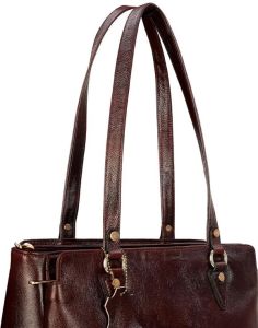 Ladies Premium Original Leather Triple Compartment Office Tote Bag