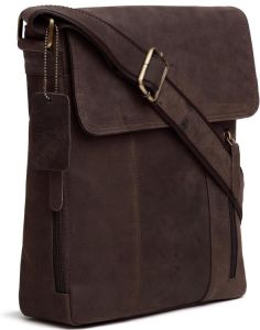 Men&Rsquo;S Premium Original Leather Messenger Bag