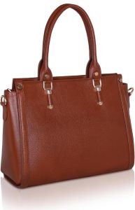Original Leather Structured Office Tote Bag