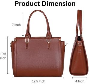 Original Leather Structured Office Tote Bag