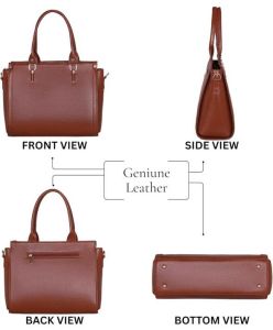 Original Leather Structured Office Tote Bag