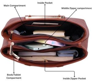 Women Premium Leather Office Handbag