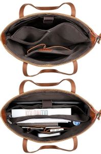 Women&Rsquo;S Premium Crazy Horse Leather Tote Bag