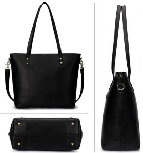 Women&Rsquo;S Premium Crazy Horse Leather Travel Tote Bag
