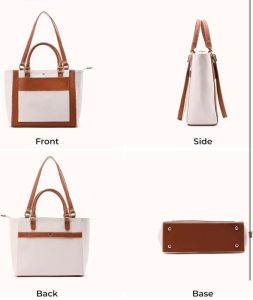 Women&Rsquo;S Premium Dual Handle Office Tote Bag
