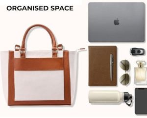 Women&Rsquo;S Premium Dual Handle Office Tote Bag