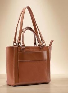 Women&Rsquo;S Premium Genuine Leather Office Tote Bag
