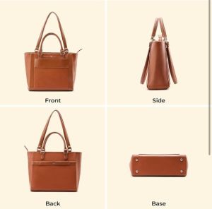 Women&Rsquo;S Premium Genuine Leather Office Tote Bag