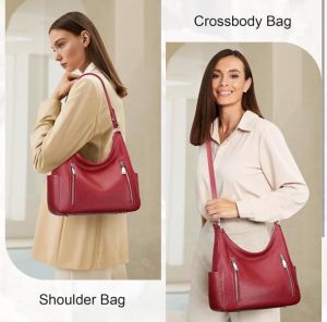 Women&Rsquo;S Premium Genuine Leather Shoulder &AMP; Crossbody Bag