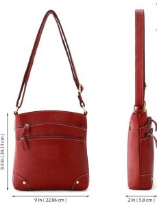 Women&Rsquo;S Premium Original Leather Crossbody Sling Bag