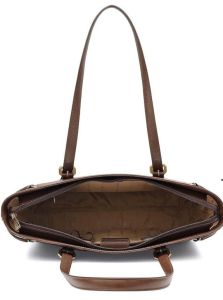 Women&Rsquo;S Premium Textured Leather Office Tote Bag