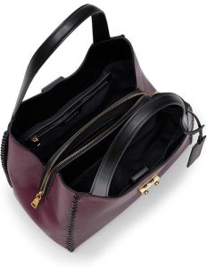 Women&Rsquo;S Premium Textured Leather Shoulder Tote Bag
