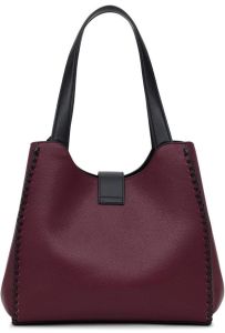 Women&Rsquo;S Premium Textured Leather Shoulder Tote Bag